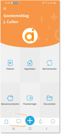 chat starten chat starten via hoofdscherm